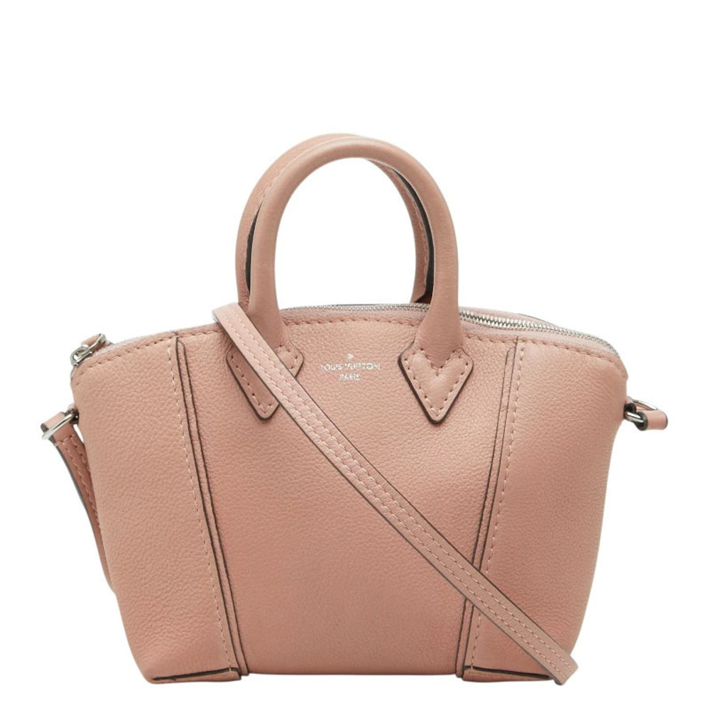 Louis Vuitton Parnassa Lockit 2way Shoulder Bag Magnolia Pink Leather